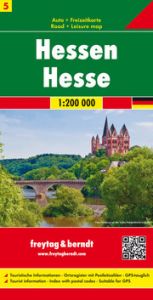 Hessen, Autokarte 1:200.000  9783707900576