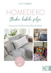 Homedeko: Stricken, häkeln, filzen Lana Grossa Gmbh 9783841067517