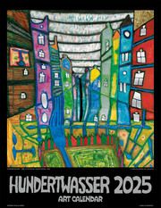 Hundertwasser Art Calendar 2025 Hundertwasser, Friedensreich 9783910430136