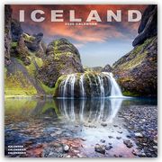 Iceland - Island 2025 - 16-Monatskalender  9781804604700