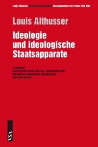 Ideologie und ideologische Staatsapparate 1. Halbband Althusser, Louis 9783899654257
