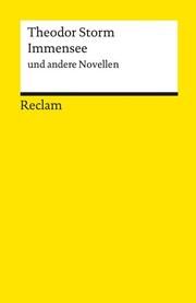 Immensee und andere Novellen Storm, Theodor 9783150143278