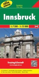 Innsbruck, Stadtplan 1:7500-1:15000 Freytag-Berndt und Artaria KG 9783850841160