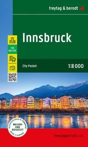 Innsbruck, Stadtplan 1:8.000, freytag & berndt  9783707922158