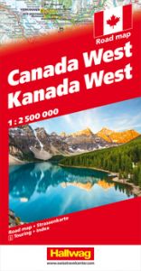 Kanada Strassenkarte West 1:2.5 Mio Hallwag Kümmerly+Frey AG 9783828309302