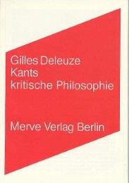 Kants kritische Philosophie Deleuze, Gilles 9783883960739