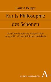 Kants Philosophie des Schönen Berger, Larissa 9783495492239