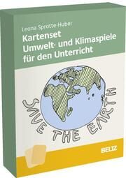 Kartenset Umwelt- und Klimaspiele für den Unterricht Sprotte-Huber, Leona 4019172200626