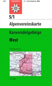 Karwendelgebirge, West Deutscher Alpenverein e V 9783937530994