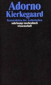 Kierkegaard Adorno, Theodor W 9783518293027