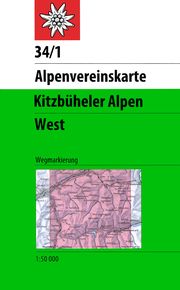 Kitzbüheler Alpen, West Deutscher Alpenverein e V 9783928777551