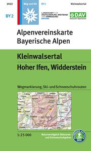 Kleinwalsertal, Hoher Ifen, Widderstein Deutscher Alpenverein e V/Landesamt für Digitalisierung Breitband und  9783948256128