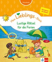 Klett Mein Lieblings-Block Lustige Rätsel für die Ferien  9783129496381