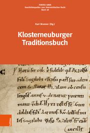 Klosterneuburger Traditionsbuch Karl Brunner 9783205221531