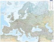 Kümmerly+Frey Europakarte physikalisch Poster 1:4,5 Mio.  9783259914274