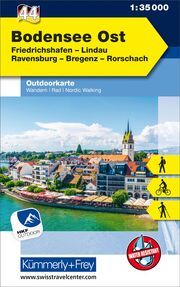 Kümmerly+Frey Outdoorkarte Deutschland 44 Bodensee Ost 1:35.000  9783259025444
