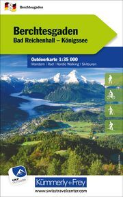 Kümmerly+Frey Outdoorkarte Deutschland 8 Berchtesgaden 1:35.000  9783259025772