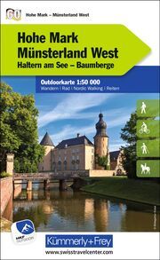 Kümmerly+Frey Outdoorkarte Deutschland 60 Hohe Mark, Münsterland West 1:50.000  9783259025970