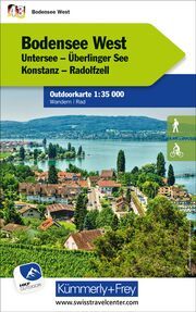 Kümmerly+Frey Outdoorkarte Deutschland 43 Bodensee West 1:35.000  9783259026014