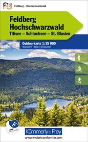 Kümmerly+Frey Outdoorkarte Deutschland 26 Feldberg, Hochschwarzwald 1:35.000  9783259026021