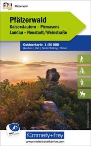 Kümmerly+Frey Outdoorkarte Deutschland 24 Pfälzerwald 1:50.000  9783259026069