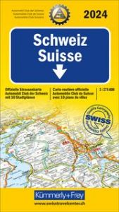 Kümmerly+Frey Strassenkarte ACS Schweiz 2024 1:275.000  9783259044032