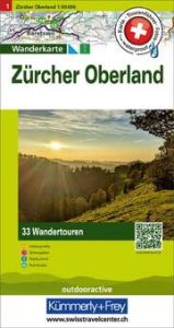 Kümmerly+Frey Wandertourenkarte 1 Zürcher Oberland 1:50.000  9783828309548