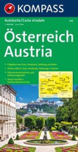 KOMPASS Autokarte Österreich 1:300.000  9783854913085