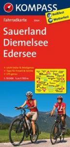 KOMPASS Fahrradkarte 3064 Sauerland - Diemelsee - Edersee 1:70.000  9783850265782