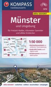 KOMPASS Fahrradkarte 3212 Münster und Umgebung mit Knotenpunkten 1:50.000  9783991214076
