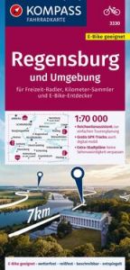 KOMPASS Fahrradkarte 3330 Regensburg und Umgebung 1:70.000  9783991542018