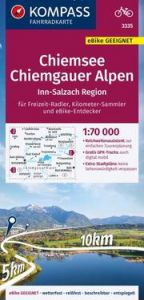 KOMPASS Fahrradkarte 3335 Chiemsee - Chiemgauer Alpen 1:70.000  9783991216148