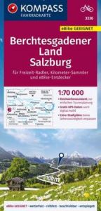 KOMPASS Fahrradkarte 3336 Berchtesgadener Land, Salzburg 1:70.000  9783991540052