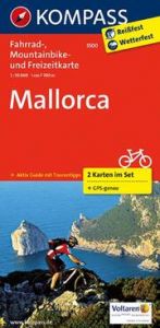 KOMPASS Fahrradkarte 3500 Mallorca (2 Karten im Set) 1:70.000  9783850266840