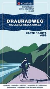 KOMPASS Fahrrad-Tourenkarte Drauradweg - Ciclabile della Drava 1:50.000  9783991542414