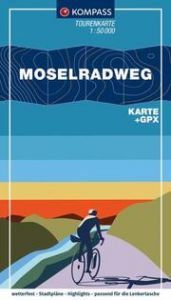 KOMPASS Fahrrad-Tourenkarte Moselradweg 1:50.000  9783991542216