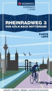 KOMPASS Fahrrad-Tourenkarte Rheinradweg 3, von Köln nach Rotterdam 1:50.000  9783991542278