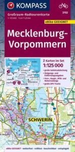 KOMPASS Großraum-Radtourenkarte 3702 Mecklenburg-Vorpommern 1:125.000  9783991216438