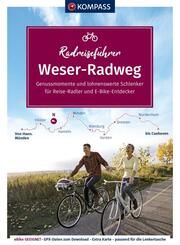 KOMPASS Radreiseführer Weser-Radweg  9783991215400