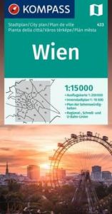 KOMPASS Stadtplan Wien 1:15.000  9783991219590