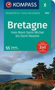 KOMPASS Wanderführer Bretagne, vom Mont-Saint-Michel bis Saint-Nazaire, 55 Touren mit Extra-Tourenkarte Will, Michael 9783991217251
