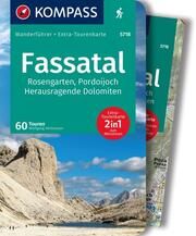 KOMPASS Wanderführer Fassatal, Rosengarten, 60 Touren mit Extra-Tourenkarte Heitzmann, Wolfgang 9783991215486