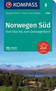 KOMPASS Wanderführer Norwegen Süd, Von Oslo bis zum Geirangerfjord, 75 Touren mit Extra-Tourenkarte Haan, Elke 9783991219392