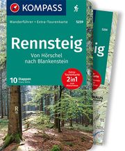 KOMPASS Wanderführer Rennsteig wille, Franz 9783991211549