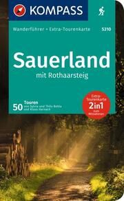 KOMPASS Wanderführer Sauerland mit Rothaarsteig, 50 Touren mit Extra-Tourenkarte Behla, Sylvia/Behla, Thilo/Harnach, Klaus 9783991211877