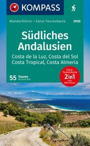 KOMPASS Wanderführer Südliches Andalusien, Costa de la Luz, Costa del Sol, Costa Tropical und Costa Almeria, 55 Touren mit Extra-Tourenkarte  9783991541387