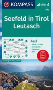 KOMPASS Wanderkarte 026 Seefeld in Tirol, Leutasch 1:25.000  9783991217640