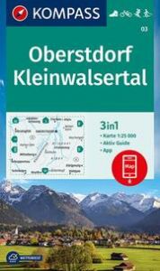 KOMPASS Wanderkarte 03 Oberstdorf, Kleinwalsertal 1:25.000  9783991210320