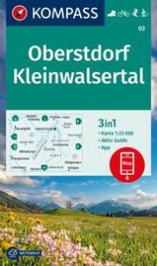 KOMPASS Wanderkarte 03 Oberstdorf, Kleinwalsertal 1:25.000  9783991542261