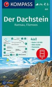 KOMPASS Wanderkarte 031 Der Dachstein, Ramsau, Filzmoos 1:25.000  9783990442814